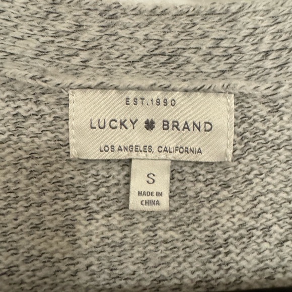 💕Lucky Brand Gray Women's Cardigan - Picture 4 of 6